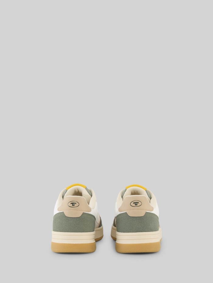 Tom Tailor Sneaker mit Colour-Blocking - White-green