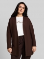 Tom Tailor Plus Size - Cardigan aus Baumwolle - Java Dark Brown Tom Tailor Plus Size - Cardigan aus Baumwolle - Java Dark Brown