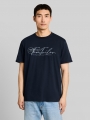 Tom Tailor T-Shirt mit Logo-Print - Sky Captain Blue Tom Tailor T-Shirt mit Logo-Print - Sky Captain Blue