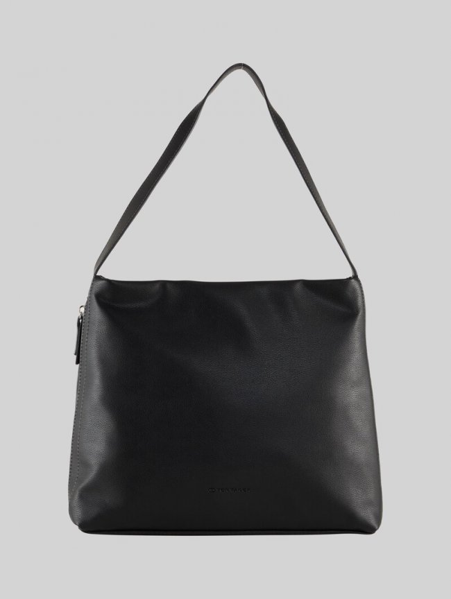 Tom Tailor TTYUMA M Beuteltasche mit Logo-Prägung - Schwarz / Black Tom Tailor TTYUMA M Beuteltasche mit Logo-Prägung - Schwarz / Black