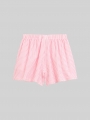 Tom Tailor Shorts mit Streifenmuster - Off White Neon Pink Stripe Tom Tailor Shorts mit Streifenmuster - Off White Neon Pink Stripe