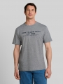 Tom Tailor T-Shirt mit Logo-Print - Navy White Stripes Tom Tailor T-Shirt mit Logo-Print - Navy White Stripes