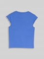 Tom Tailor Cropped T-Shirt mit Wellkanten - Preppy Jean Blue Tom Tailor Cropped T-Shirt mit Wellkanten - Preppy Jean Blue