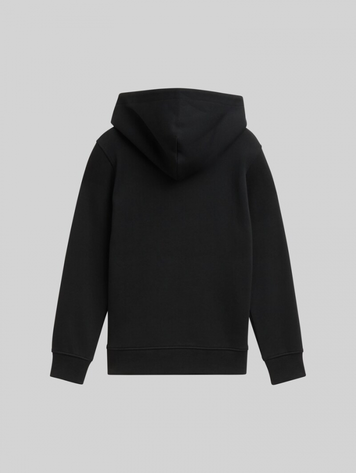 Tom Tailor Hoodie Sweatshirt mit Logo-Print - Heavy Black Tom Tailor Hoodie Sweatshirt mit Logo-Print - Heavy Black
