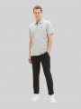 Tom Tailor Piqué Poloshirt mit Logo-Stickerei - Grey Heather Melange Tom Tailor Piqué Poloshirt mit Logo-Stickerei - Grey Heather Melange