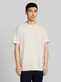 Tom Tailor T-Shirt mit Ottoman-Struktur - Gardenia White Tom Tailor T-Shirt mit Ottoman-Struktur - Gardenia White