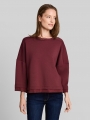 Tom Tailor Loose Fit Sweatshirt mit 7/8-Arm - Preppy Plum Tom Tailor Loose Fit Sweatshirt mit 7/8-Arm - Preppy Plum