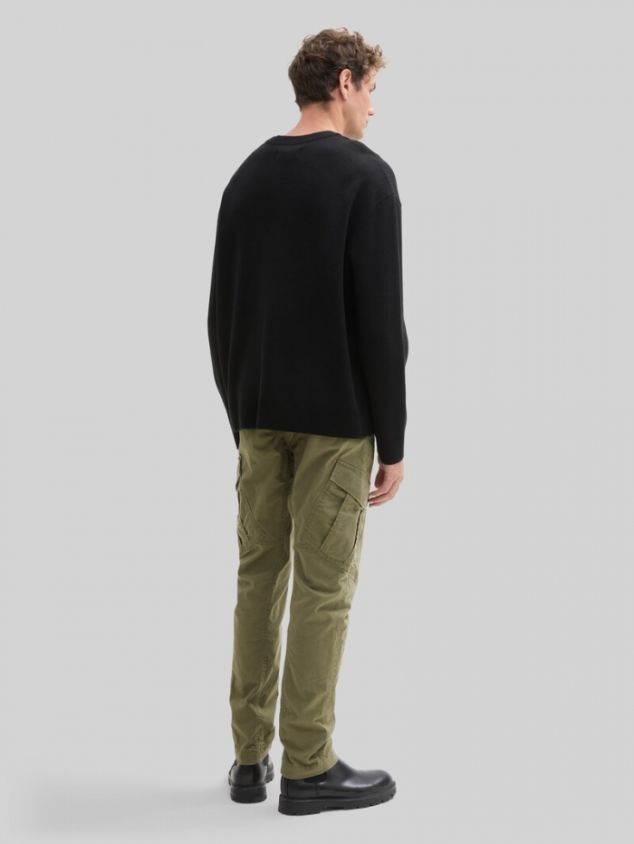 Tom Tailor Regular Tapered Cargo Hose - Dusty Olive Green Tom Tailor Regular Tapered Cargo Hose - Dusty Olive Green