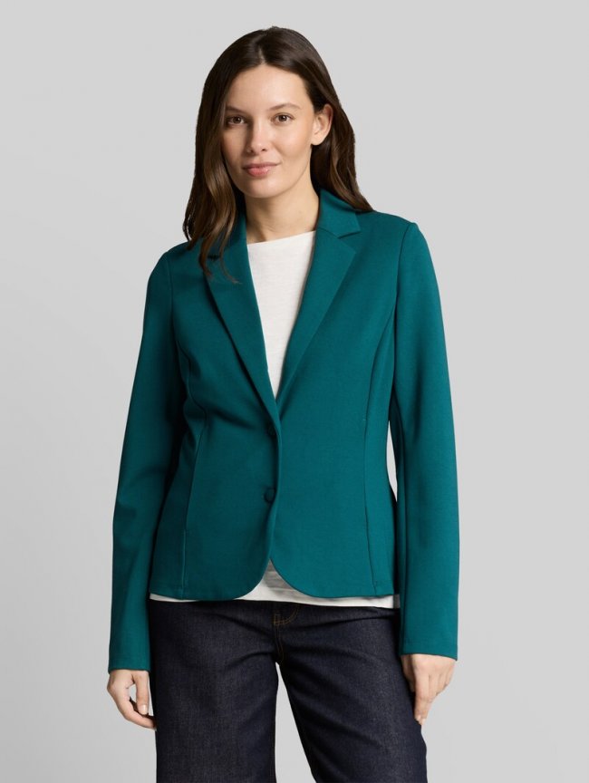 Tom Tailor Slim Fit Blazer mit Eingriffstaschen - Deep Meadow Green Tom Tailor Slim Fit Blazer mit Eingriffstaschen - Deep Meadow Green