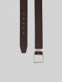 Tom Tailor TTJACOB Ledergürtel mit eckiger Dornschließe - Dark Brown Uni Tom Tailor TTJACOB Ledergürtel mit eckiger Dornschließe - Dark Brown Uni