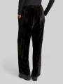 Tom Tailor Wide Leg Samthose - Deep Black