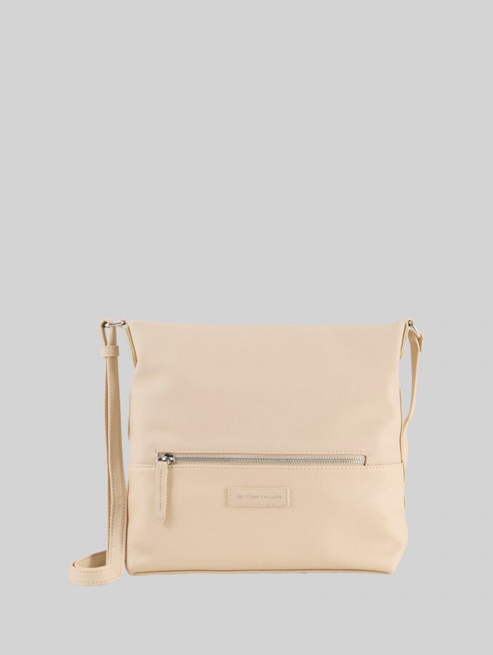 Tom Tailor TTGIA M Umhängetasche aus Lederimitat - Beige / Beige Tom Tailor TTGIA M Umhängetasche aus Lederimitat - Beige / Beige