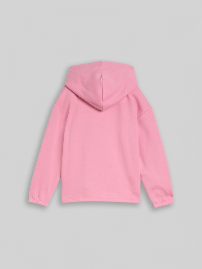 Tom Tailor Hoodie Sweatshirt mit Wendepailletten - Smooth Rose Tom Tailor Hoodie Sweatshirt mit Wendepailletten - Smooth Rose