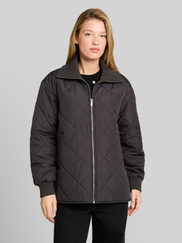 Tom Tailor Steppjacke mit Stehkragen - Coal Mine Grey Tom Tailor Steppjacke mit Stehkragen - Coal Mine Grey