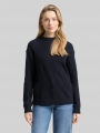 Tom Tailor Loose Fit Strickpullover mit Stehkragen - Sky Captain Blue Tom Tailor Loose Fit Strickpullover mit Stehkragen - Sky Captain Blue