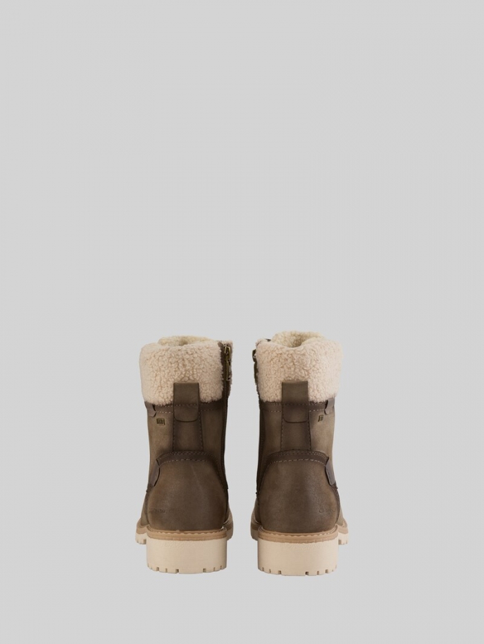 Tom Tailor Wasserdichte Stiefel mit Fütterung - Taupe Tom Tailor Wasserdichte Stiefel mit Fütterung - Taupe