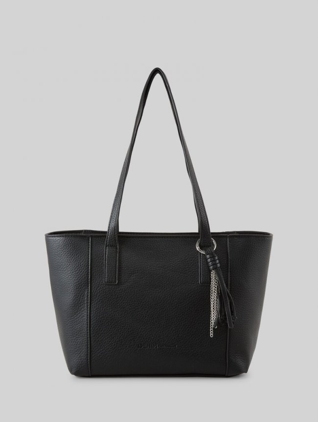 Tom Tailor TTPRIYA L Shopper mit Ziernähten - Schwarz / Black Tom Tailor TTPRIYA L Shopper mit Ziernähten - Schwarz / Black