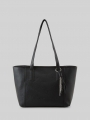 Tom Tailor TTPRIYA L Shopper mit Ziernähten - Schwarz / Black