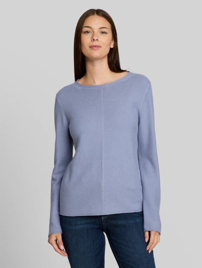 Tom Tailor Strickpullover aus Baumwolle - Fern Blue