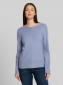 Tom Tailor Strickpullover aus Baumwolle - Fern Blue Tom Tailor Strickpullover aus Baumwolle - Fern Blue