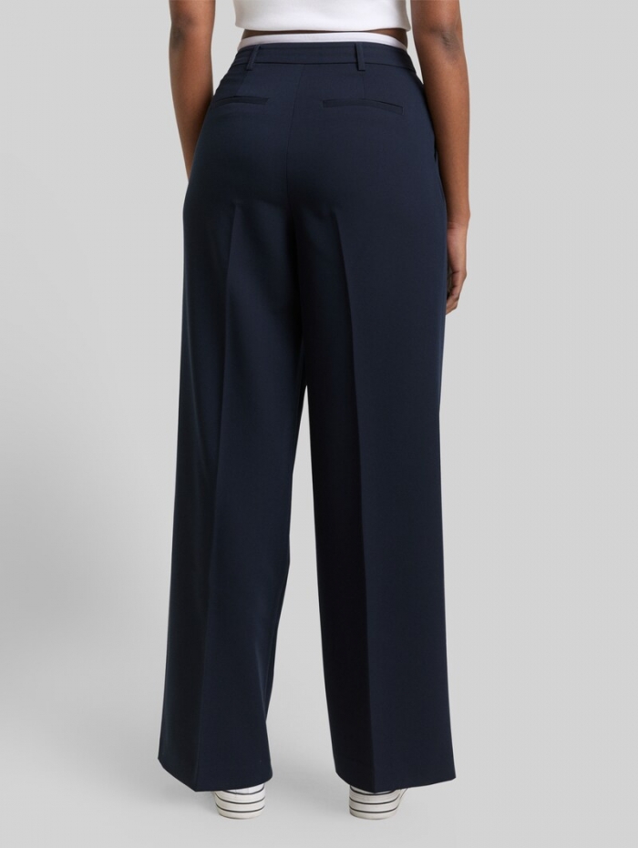 Tom Tailor Wide Leg Hose im 2-in-1-Look - Sky Captain Blue Tom Tailor Wide Leg Hose im 2-in-1-Look - Sky Captain Blue