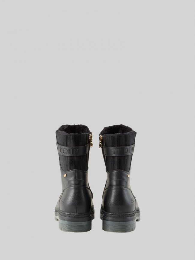 Tom Tailor Wasserfeste Stiefel mit Fütterung - Black Tom Tailor Wasserfeste Stiefel mit Fütterung - Black
