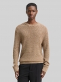 Tom Tailor Strickpullover mit Rundhalsausschnitt - Brown Tonal Knit Mouline Tom Tailor Strickpullover mit Rundhalsausschnitt - Brown Tonal Knit Mouline