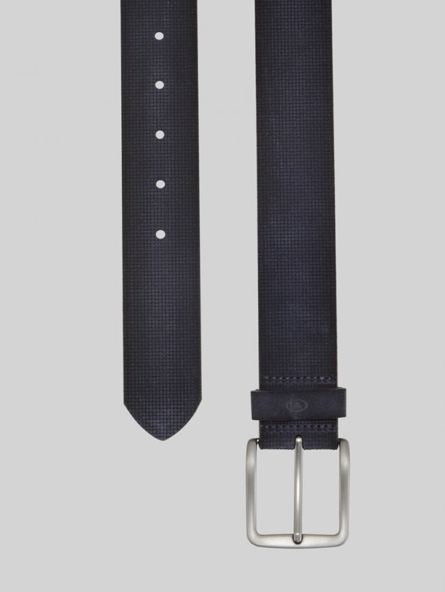 Tom Tailor TTBART Ledergürtel mit eckiger Dornschließe - Navy Uni Tom Tailor TTBART Ledergürtel mit eckiger Dornschließe - Navy Uni