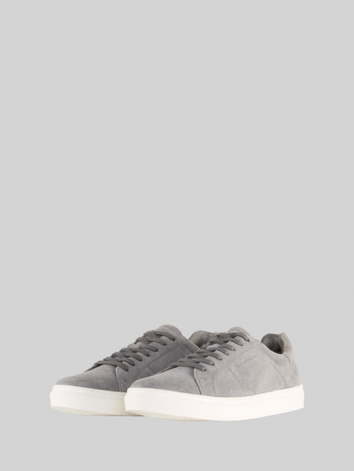 Tom Tailor Sneaker mit Leder - Grey
