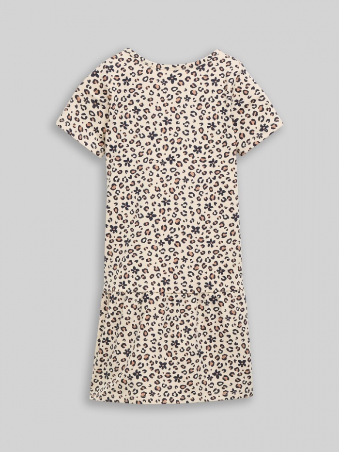 Tom Tailor Mini-Kleid mit Leo-Muster - Small Leopard Print