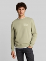 Tom Tailor Relaxed Fit Sweatshirt mit Print - Dark Sage Green Tom Tailor Relaxed Fit Sweatshirt mit Print - Dark Sage Green