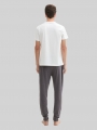 Tom Tailor Pyjama-Hose in Melange-Optik - Grey-dark-melange Tom Tailor Pyjama-Hose in Melange-Optik - Grey-dark-melange
