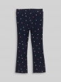 Tom Tailor Flared Leggings mit Herz-Print - Navy Colorful Heart Tom Tailor Flared Leggings mit Herz-Print - Navy Colorful Heart