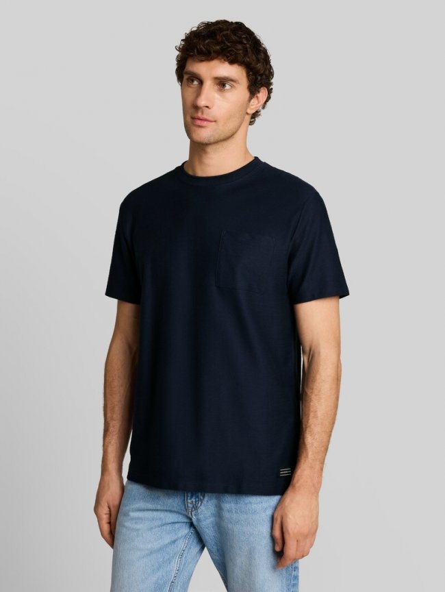 Tom Tailor T-Shirt mit Brusttasche - Sky Captain Blue Tom Tailor T-Shirt mit Brusttasche - Sky Captain Blue