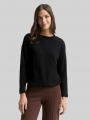 Tom Tailor Loose Fit Sweatshirt - Deep Black Tom Tailor Loose Fit Sweatshirt - Deep Black