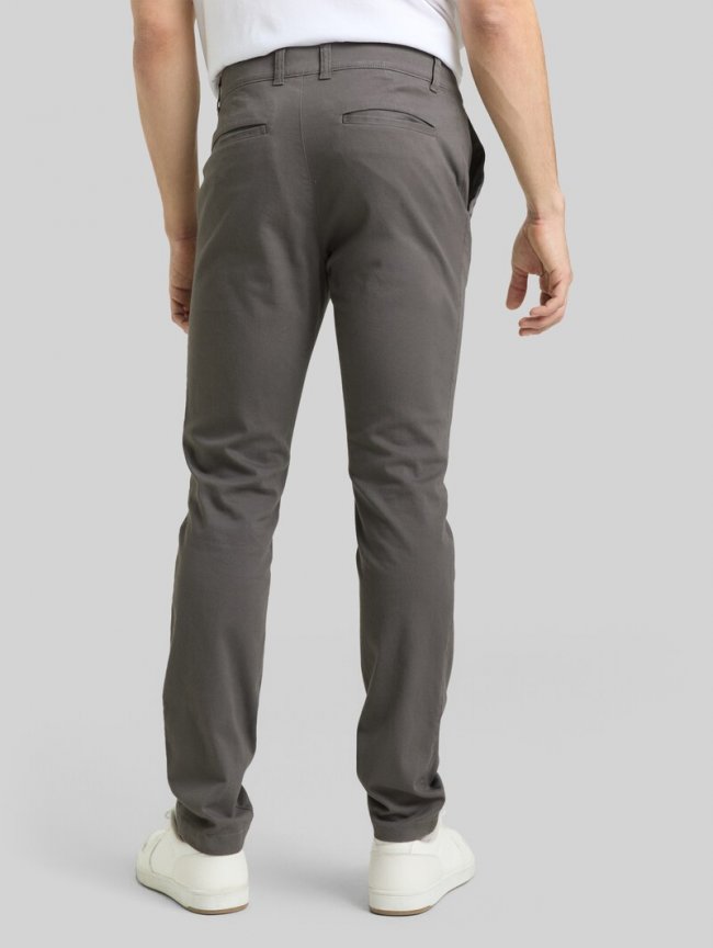 Tom Tailor TTTRAVIS SLIM Chino Hose - Castlerock Grey Tom Tailor TTTRAVIS SLIM Chino Hose - Castlerock Grey