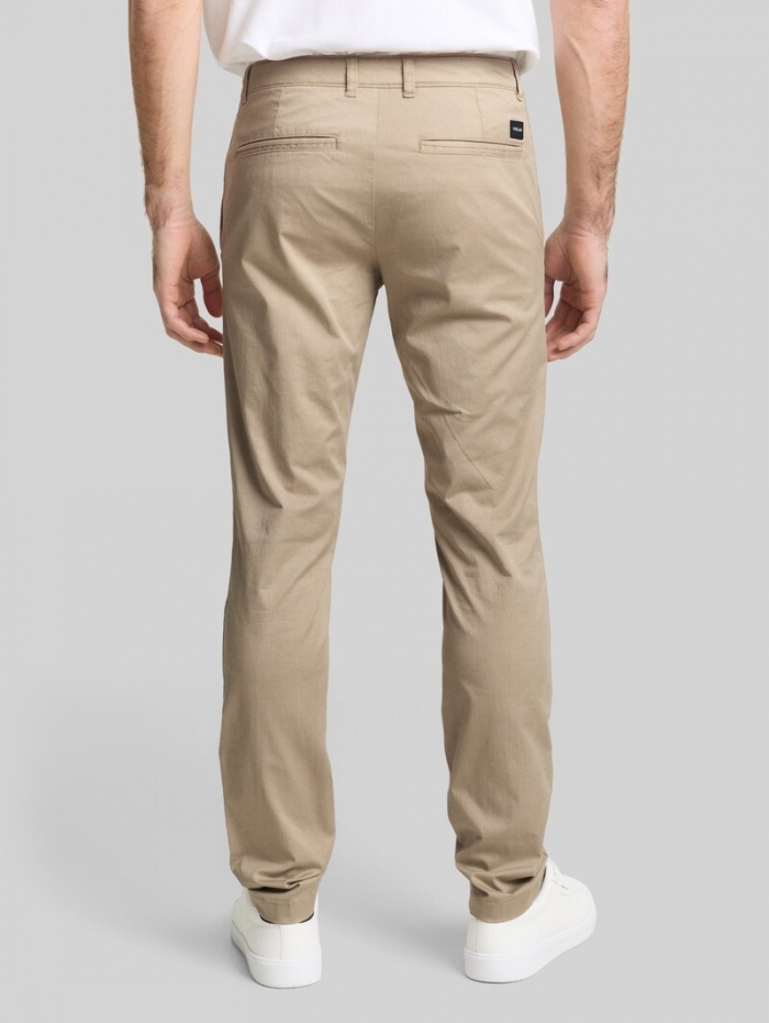 Tom Tailor TTTRAVIS SLIM Chino Hose - Beige Mini Geometric Print Tom Tailor TTTRAVIS SLIM Chino Hose - Beige Mini Geometric Print