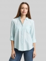 Tom Tailor Bluse mit Brusttaschen - New Blue Haze Tom Tailor Bluse mit Brusttaschen - New Blue Haze