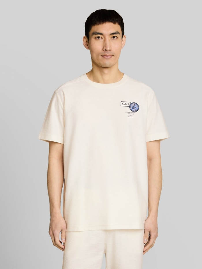 Tom Tailor T-Shirt mit Stickerei - Gardenia White Tom Tailor T-Shirt mit Stickerei - Gardenia White
