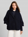 Tom Tailor Cosy Cape Jacke im 2-in-1-Look - Sky Captain Blue Tom Tailor Cosy Cape Jacke im 2-in-1-Look - Sky Captain Blue