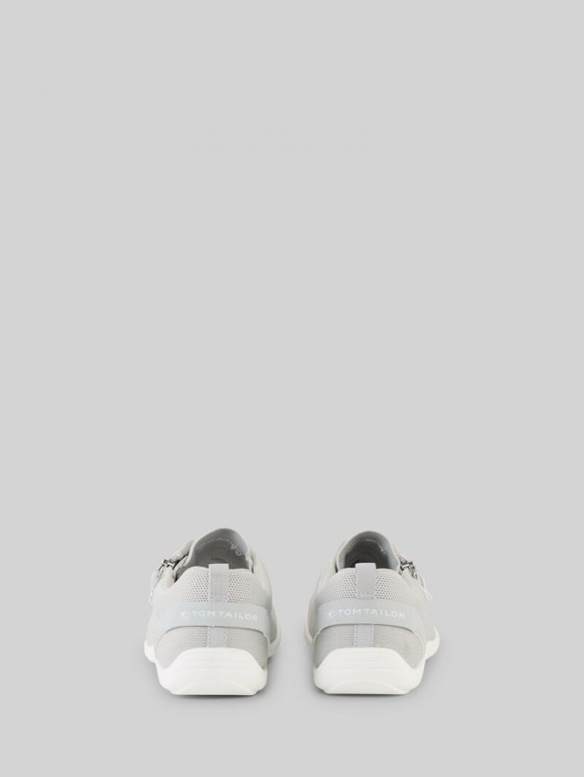 Tom Tailor Sneaker mit Reißverschluss-Detail - Grey Tom Tailor Sneaker mit Reißverschluss-Detail - Grey