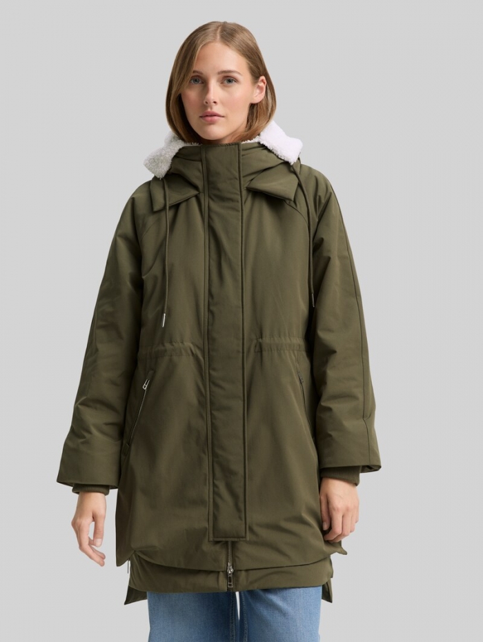 Tom Tailor Winter Parka mit Kapuze - Grape Leaf Green Tom Tailor Winter Parka mit Kapuze - Grape Leaf Green