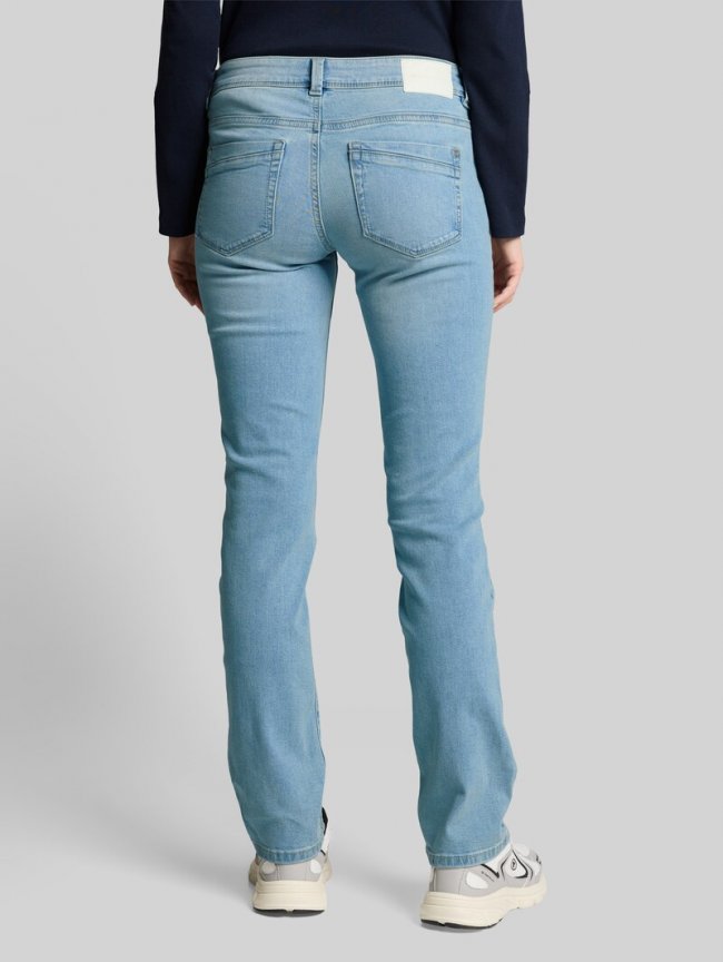 Tom Tailor TTLIVA STRAIGHT Jeans mit Stretch - Light Stone Blue Denim Tom Tailor TTLIVA STRAIGHT Jeans mit Stretch - Light Stone Blue Denim
