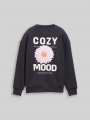 Tom Tailor Oversize Sweatshirt mit Rückenprint - Coal Grey Tom Tailor Oversize Sweatshirt mit Rückenprint - Coal Grey