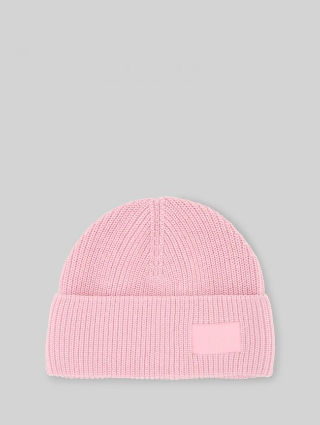 Tom Tailor Beanie Mütze mit Badge - Soft Pink Tom Tailor Beanie Mütze mit Badge - Soft Pink