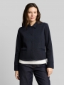 Tom Tailor Regular Fit Piqué Jacke - Blue Melange Pique Tom Tailor Regular Fit Piqué Jacke - Blue Melange Pique