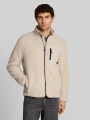 Tom Tailor Relaxed Fit Teddy Jacke - Dusty Beige