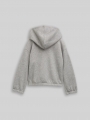 Tom Tailor Cropped Hoodie Sweatjacke in Glitzer-Optik - Grey Melange With Glitter Tom Tailor Cropped Hoodie Sweatjacke in Glitzer-Optik - Grey Melange With Glitter