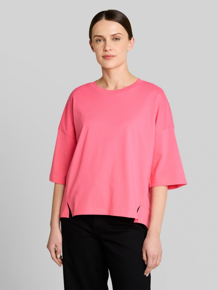 Tom Tailor Boxy Fit T-Shirt aus Baumwolle - Soft Bright Pink Tom Tailor Boxy Fit T-Shirt aus Baumwolle - Soft Bright Pink