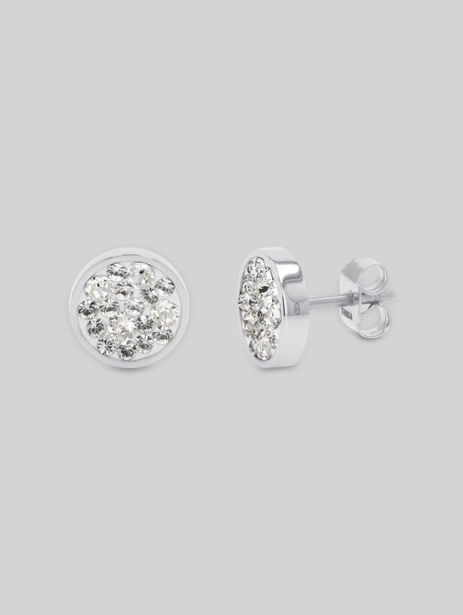 Tom Tailor Ohrstecker aus Edelstahl silber - Stein Kristallglas Crystal 001 - Silver Tom Tailor Ohrstecker aus Edelstahl silber - Stein Kristallglas Crystal 001 - Silver